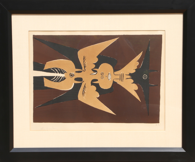 Wifredo Lam, ‘Embleme’, 1952, Print, Lithograph, RoGallery
