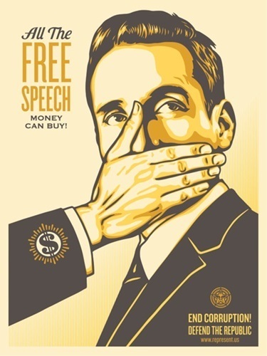 Shepard Fairey (OBEY), ‘Pay Up Or Shut Up Campaign Edition "Yellow Variant"’, 2015, New Union Gallery