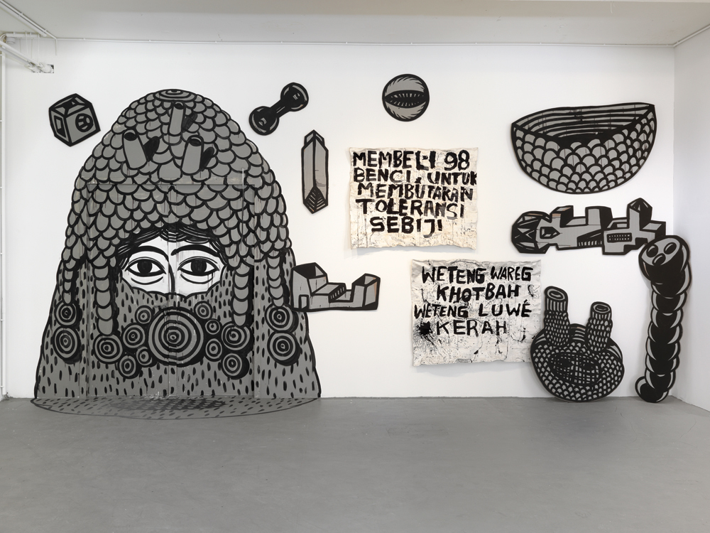 Installation view. Eko Nugroho "Flavour", ARNDT, Berlin, Germany. April 28 - June 2, 2012. Photo: Bernd Borchardt Installation view. Eko Nugroho "Flavour", ARNDT, Berlin, Germany. April 28 - June 2, 2012. Photo: Bernd Borchardt