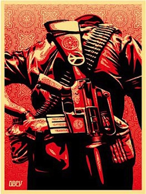 Shepard Fairey (OBEY), ‘Duality of Humanity #3’, 2008, Gregg Shienbaum Fine Art