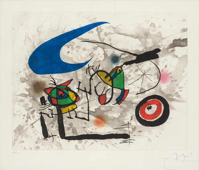 Joan Miró, ‘PYGMÉES SOUS LA LUNE (D. 562)’, 1972, Doyle