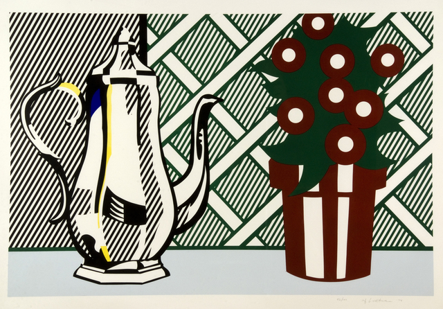 Roy Lichtenstein, ‘Still Life with Pitcher and Flowers’, 1974, Gerald Hartinger Fine Arts