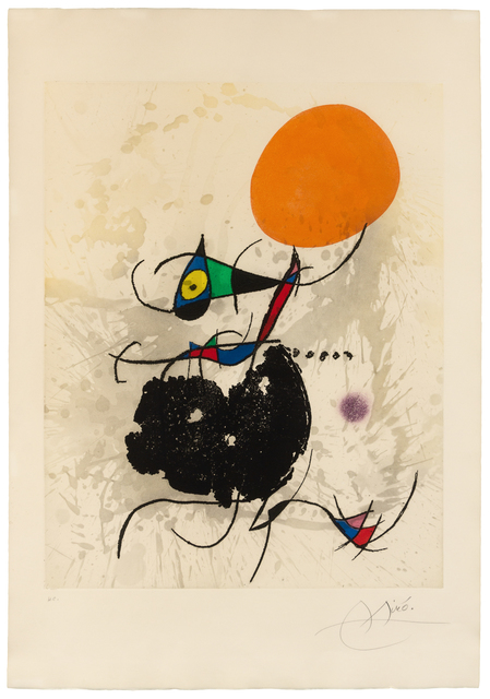 Joan Miró, ‘Terre Atteinte et Soleil Intact’, Hindman