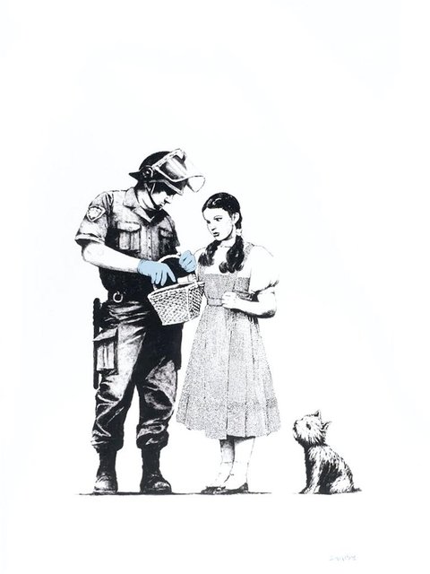 Banksy, ‘Stop and Search’, 2007, Oliver Clatworthy