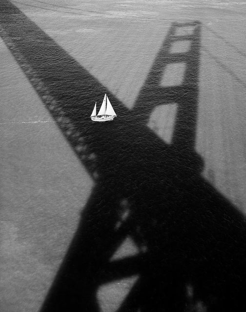 Stu Levy, ‘Golden Gate Bridge #176 (Sailboat & Shadow)’, 1994, Gallery 270