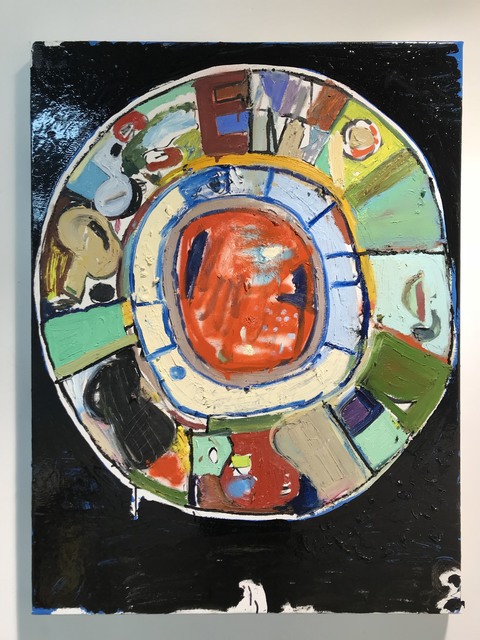 Eddie Martinez, ‘Small Mandala (Black #2)’, 2018, Bronx Museum: Benefit Auction 2018