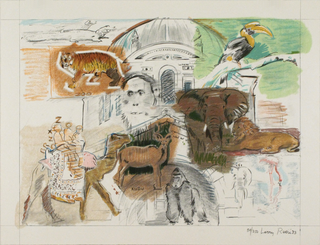 Larry Rivers, ‘Bronx Zoo, New York, New York’, 1983, Woodward Gallery