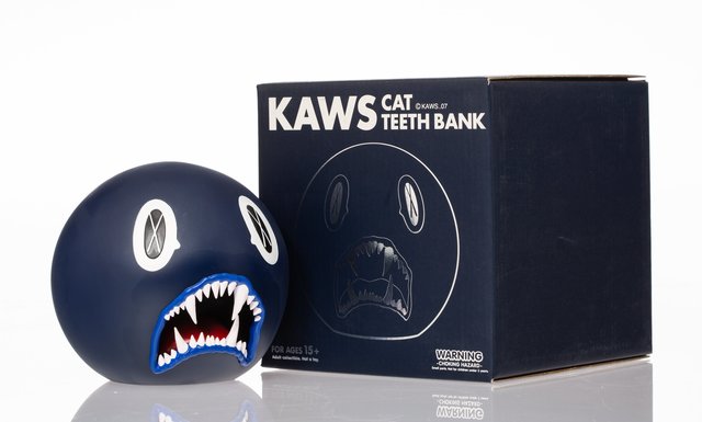 KAWS, ‘Cat Teeth Bank (Navy)’, 2007, Heritage Auctions