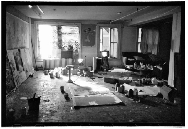 Roland Hagenberg, ‘Basquiat's studio with windows’, 1983, Galerie Peter Sillem