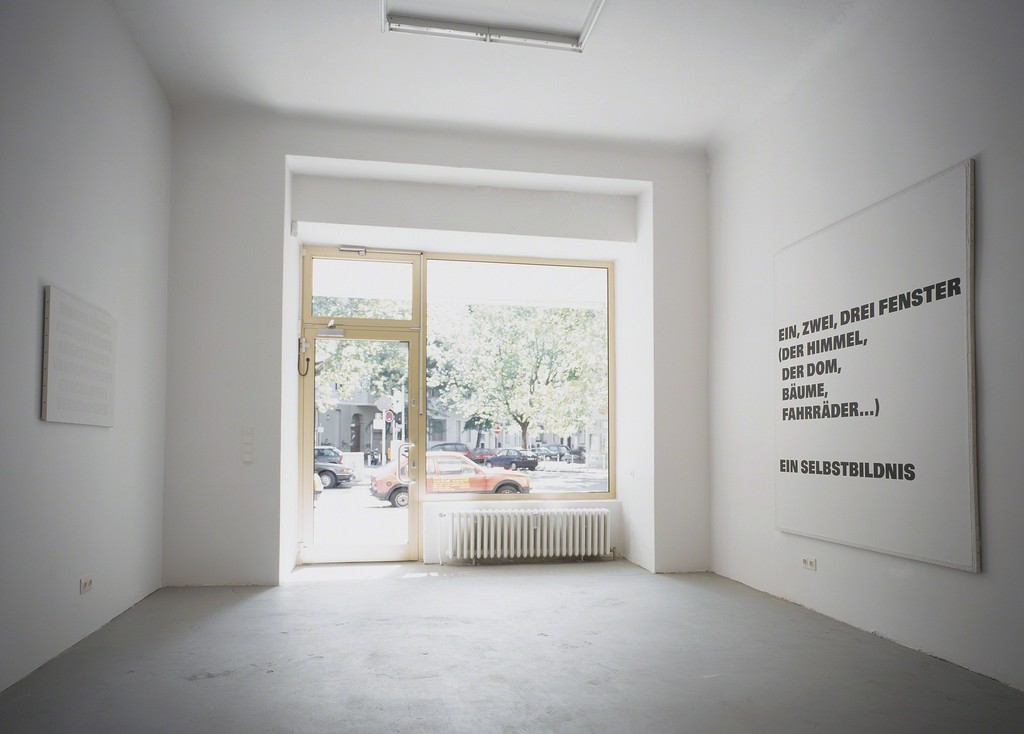 Remy Zaugg, Installation view Remy Zaugg, Installation view