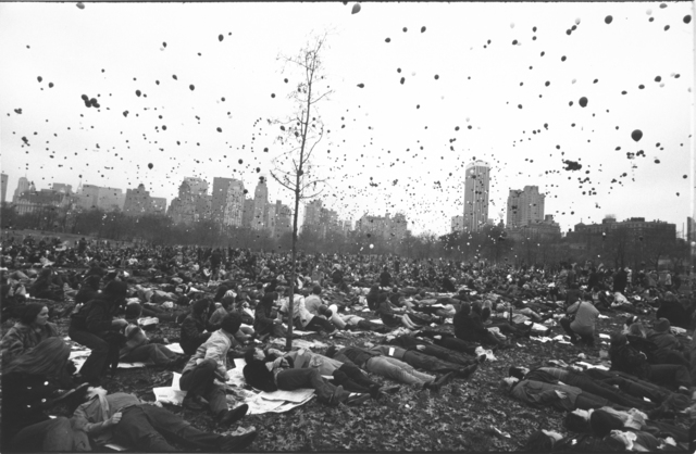 Garry Winogrand, ‘Peace Demonstration, Central Park, New York’, 1970, Photography, Gelatin silver print, Etherton Gallery