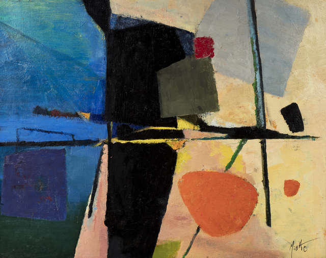 Jean Miotte, ‘Untitled’, circa 1947-1948, Painting, Oil on canvas, Millon