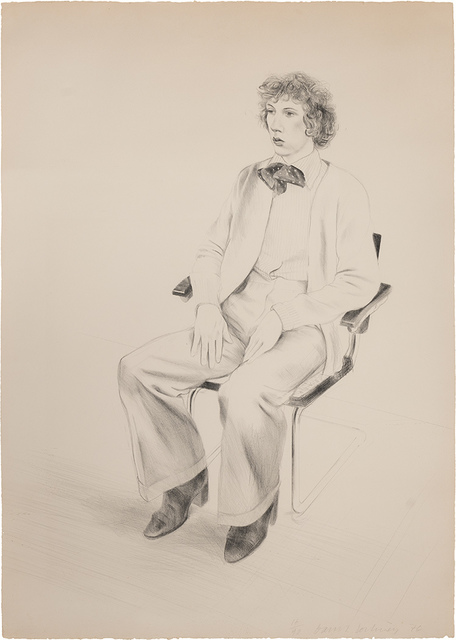 David Hockney, ‘Gregory Evans (S.A.C. 176; M.C.A.T. 165)’, 1976, Doyle