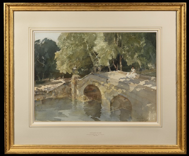 William Russell Flint, ‘Chateauneuf sur Loire’, 1963, Trinity House Paintings