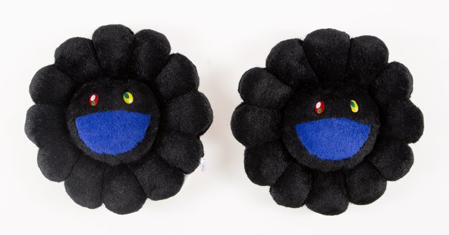 takashi murakami black pillow