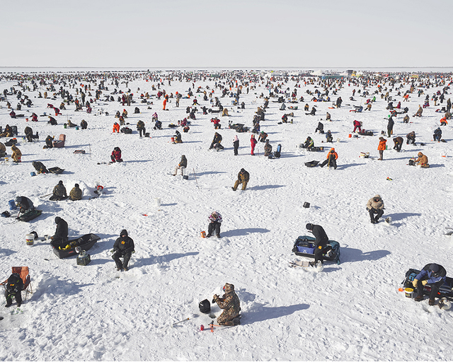 David Burdeny, ‘Ice Fishing, Brainerd, Minnesota’, Gilman Contemporary