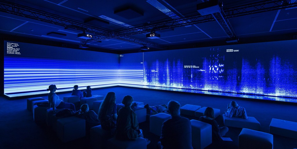 View of the exhibition The Great Animal Orchestra, Fondation Cartier, Paris, 2016.
Photo : Luc Boegly View of the exhibition The Great Animal Orchestra, Fondation Cartier, Paris, 2016.
Photo : Luc Boegly