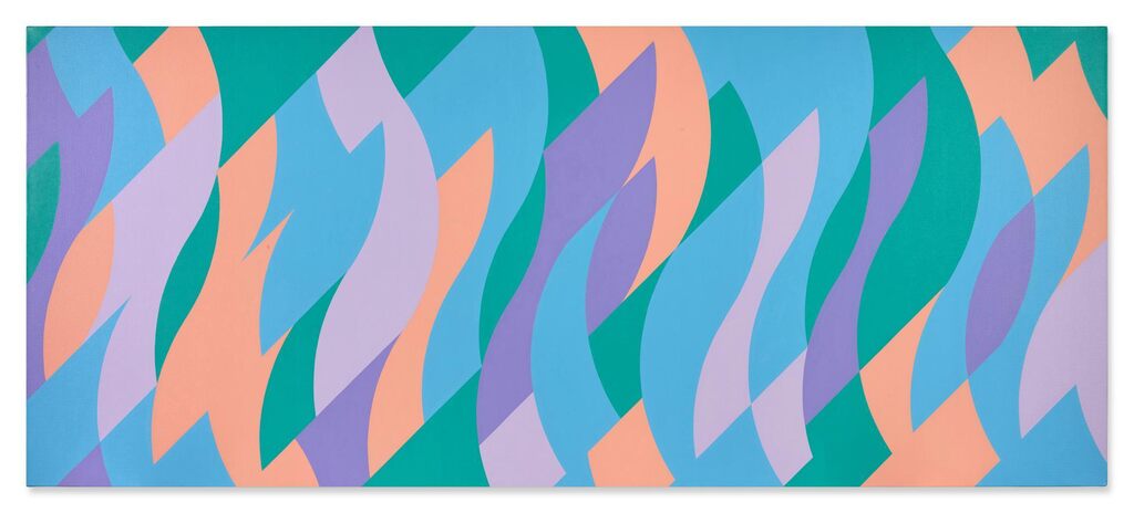 Bridget Riley - Four Colours with Orange
