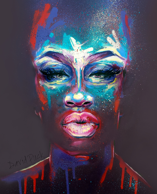 David Puck, ‘Beat’, 2018, Painting, Spray Paint and Oil on Canvas, Art Attack SF