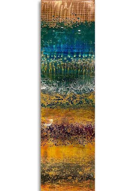 Ken Rausch, ‘Rhythm Copper Series, Medium II’, 2020, Sculpture, Mixed Media on Copper, Art Leaders Gallery