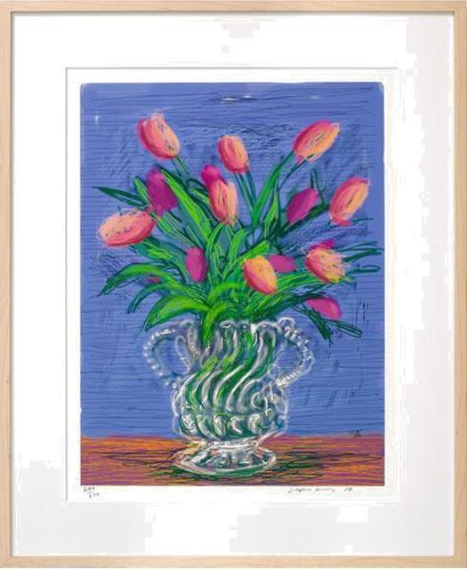 David Hockney, ‘A Bigger Book with Untitled 346 (Tulips)’, Tanya Baxter Contemporary