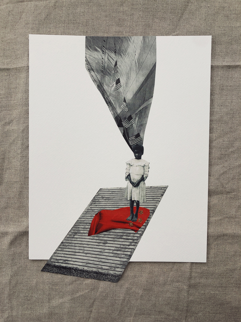 Christa David, ‘my country, my country, she wailed.’, 2020, Drawing, Collage or other Work on Paper, Collage on paper, Dominique Gallery
