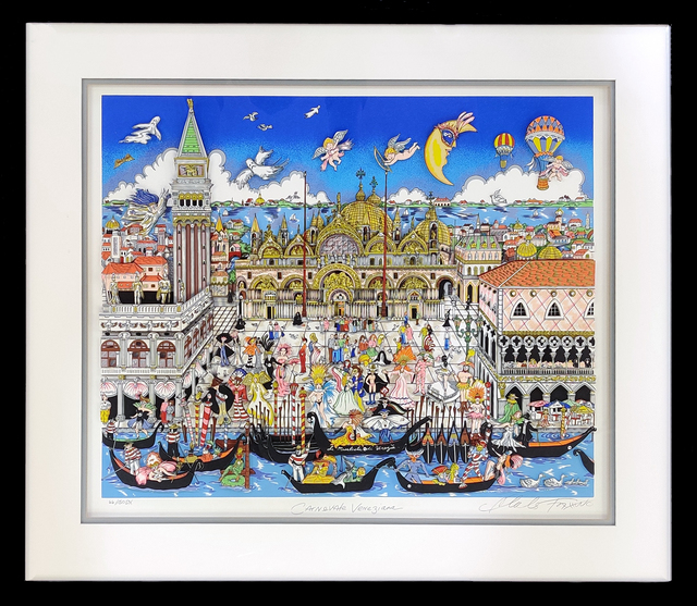 Charles Fazzino, ‘CARNIEVALE VENEZIANA’, 2002, Print, 3D MIXED MEDIA SERIGRAPH, Gallery Art