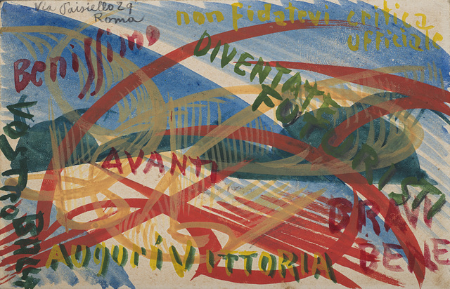 Giacomo Balla, ‘Diventate Futuristi’, 1914, Il Ponte