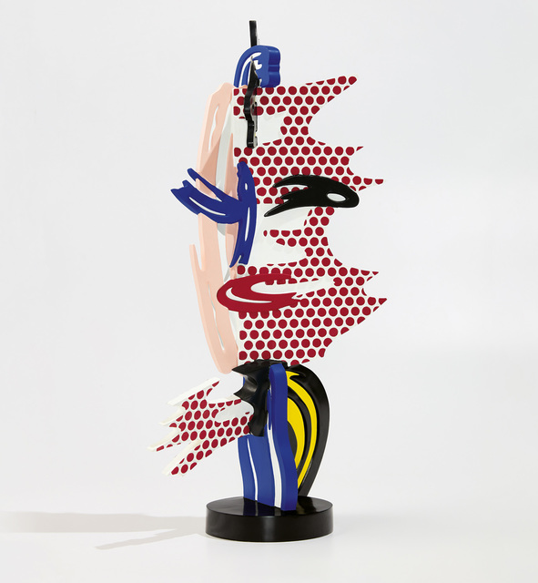 Roy Lichtenstein, ‘Brushstroke Head IV (Barcelona Head)’, 1987, Sculpture, Painted and patinated bronze, Phillips