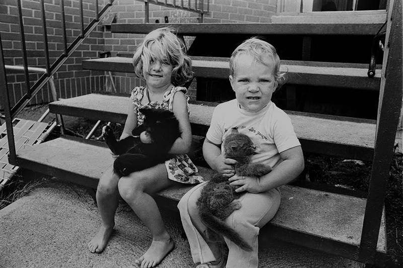 Enfants avec Chats – REJEAN MELOCHE – available to buy at theprintatelier.com Enfants avec Chats – REJEAN MELOCHE – available to buy at theprintatelier.com