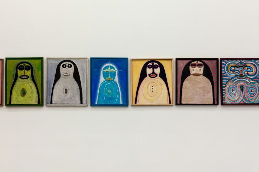 Hans Schärer: "Madonnas and Erotic Watercolors," installation view. Hans Schärer: "Madonnas and Erotic Watercolors," installation view.