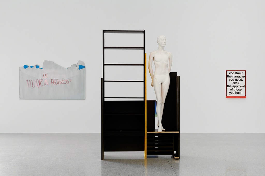 Ausstellungsansicht / Exhibition view
Klassentreffen. Werke aus der Sammlung Gaby und Wilhelm Schürmann / Class Reunion. Works from the Gaby and Wilhelm Schürmann Collection, 23.6.–11.11.2018, mumok Museum moderner Kunst Stiftung Ludwig Wien
Photo: Christian Benesch, © mumok
Ausstellungsansicht / Exhibition view
Klassentreffen. Werke aus der Sammlung Gaby und Wilhelm Schürmann / Class Reunion. Works from the Gaby and Wilhelm Schürmann Collection, 23.6.–11.11.2018, mumok Museum moderner Kunst Stiftung Ludwig Wien
Photo: Christian Benesch, © mumok