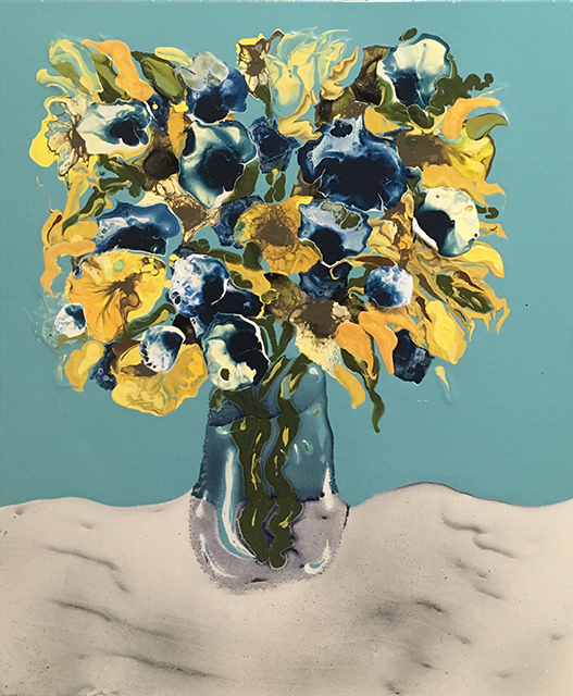 Mark Posey, ‘Small Bouquet in Glass Vase’, 2016, Craig Krull Gallery