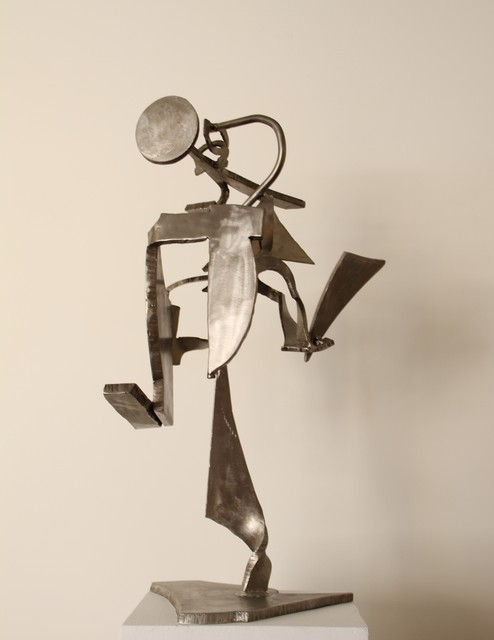 Mark di Suvero, ‘Potluck I’, 2004, Sculpture, Stainless steel, Tasende Gallery
