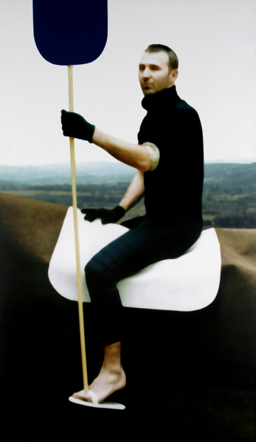 Gilles on a Horse with a Stick