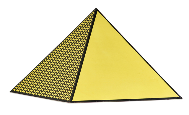 Roy Lichtenstein, ‘Pyramid’, 1968, Other, 3D cardboard multiple with screenprint in colors on lightweight board, Rago/Wright