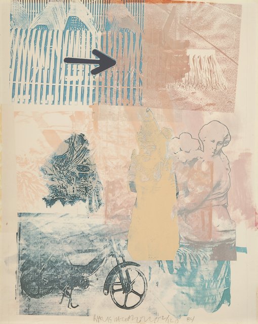 Robert Rauschenberg, ‘Untitled’, 1984, Print, Offset lithograph in colors on wove paper, Heritage Auctions