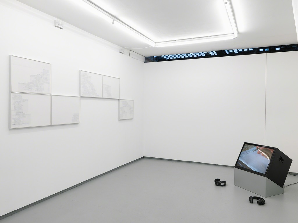 Anna Barham: Ampler Tongue Transit, 2012; Katarina Zdjelar: Shoum, 2009. Photo by Original&theCopy. Courtesy of the artists, Tenderpixel, Arcade, London, and SpazioA, Pistoia Anna Barham: Ampler Tongue Transit, 2012; Katarina Zdjelar: Shoum, 2009. Photo by Original&theCopy. Courtesy of the artists, Tenderpixel, Arcade, London, and SpazioA, Pistoia