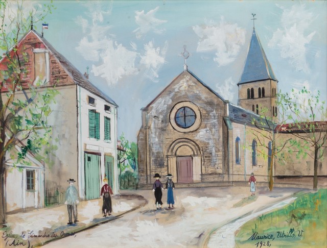 Maurice Utrillo, ‘Eglise de Simandre les-ormes (Ain)’, 1948, Finarte