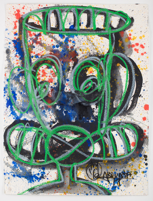 Aboudia, ‘Portraits des Nouchis’, 2019, Jack Bell Gallery