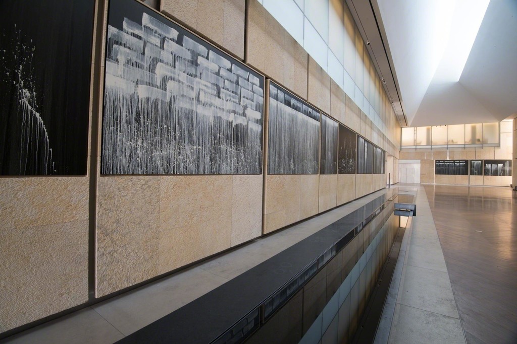 Pat Steir Silent Waterfalls: The Barnes Series, 2019. The Barnes Foundation, installation view. Image © The Barnes Foundation / Photo by J. Ramsdale Pat Steir Silent Waterfalls: The Barnes Series, 2019. The Barnes Foundation, installation view. Image © The Barnes Foundation / Photo by J. Ramsdale