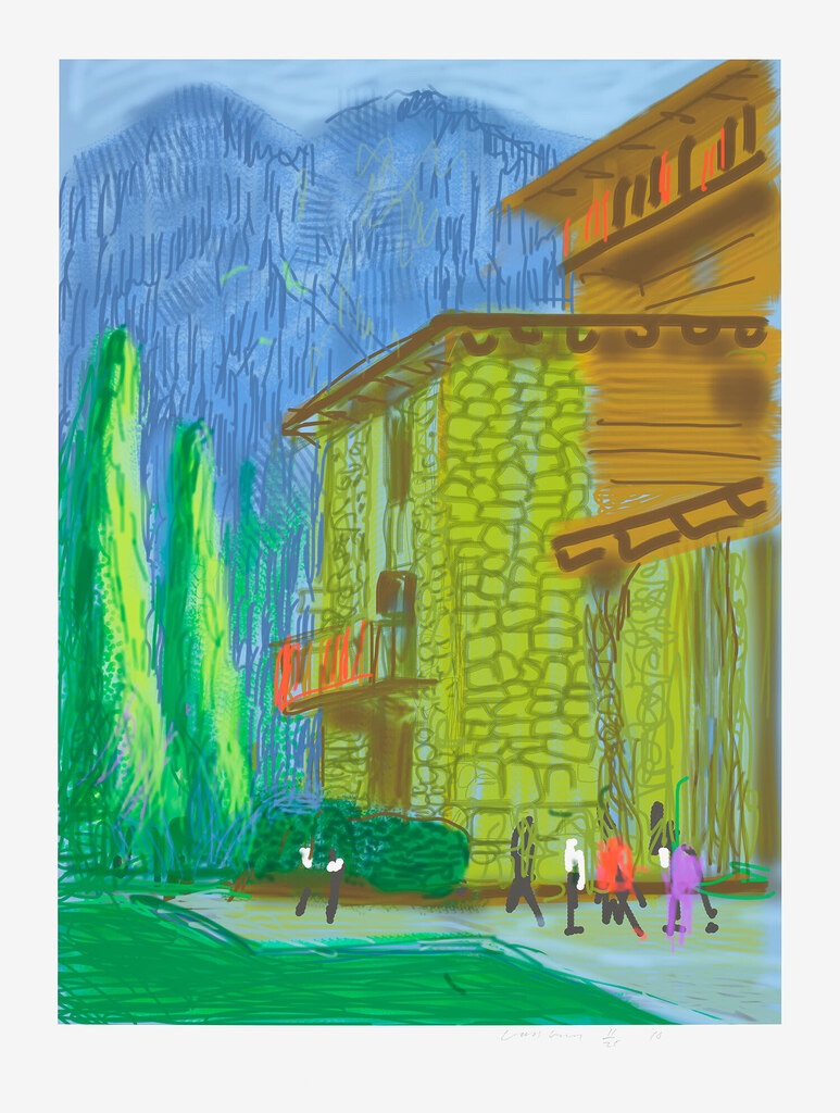 David Hockney - Untitled No. 1, from The Yosemite Suite