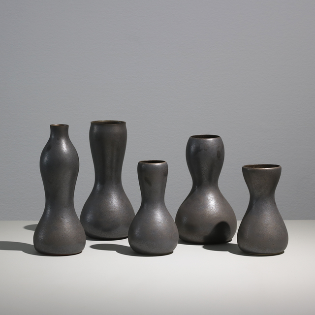 Sunna Jonsdotter Unique Stoneware Vases Group Ii 2019