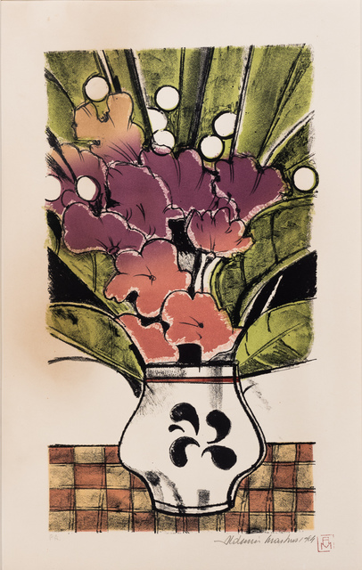 Aldemir Martins, ‘Vaso de Flor’, 1984, Print, Engraving, Ligia Testa Espaço de Arte