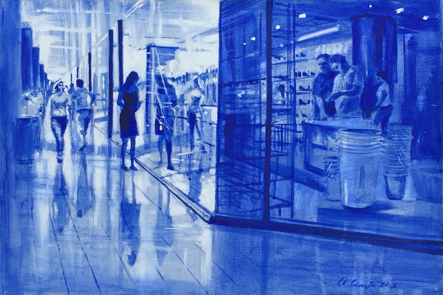Luis Enrique Camejo, ‘Reflejos (Reflections)’, 2013, Painting, Acrylic on canvas, Discoveries In Art