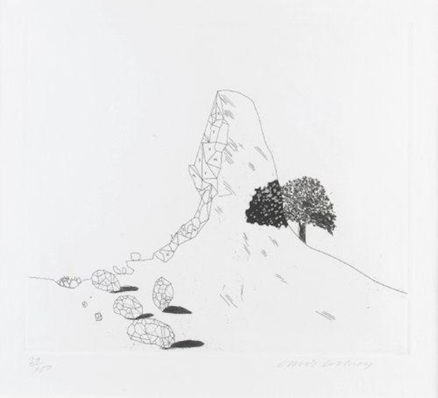 David Hockney, ‘The Glass Mountain Shattered from Illustrations for Six Fairy Tales from the Brothers Grimm’, 1969, Grob Gallery