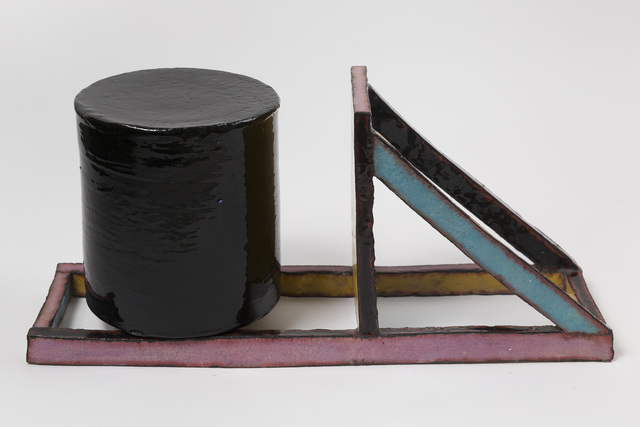 Jun Kaneko, ‘Untitled, Construction’, ca. 1980, Sculpture, Hand built glazed ceramic, Edward Cella Art and Architecture