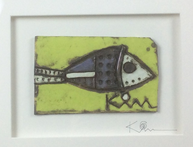 Kimmy Cantrell, ‘Purple Fish’, 2020, Sculpture, Triple Glazed Ceramic, Gugsa Black Arts Collective