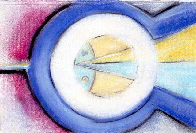 Morton Livingston Schamberg, ‘Machine Composition’, ca. 1915, Drawing, Collage or other Work on Paper, Pastel and pencil on paper, Forum Gallery