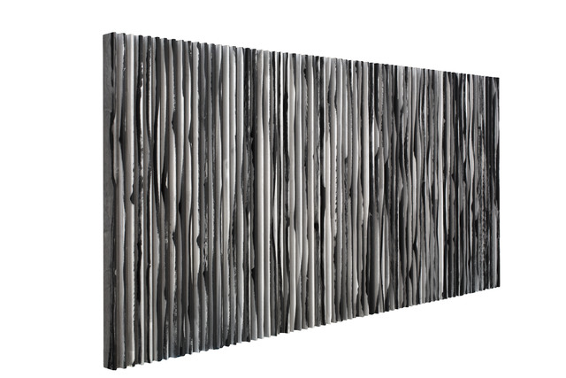 Yu Yang 于洋 (b. 1979), ‘无序与有序-墨线 Disorder and Order-Ink Line’, 2016, Mixed Media, Ink on Paper, Wood, Art Granary